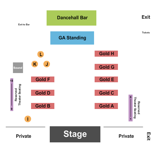 Devil's Backbone Tavern Endstage Tables Seating Chart